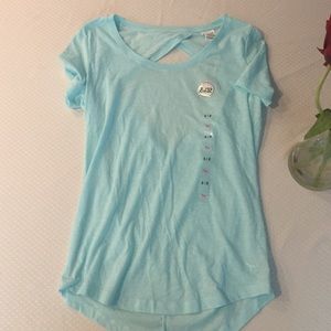 PINK Victoria's Secret Tops - Pink Victoria's Blue Open Back Tank Top PINK Victoria's Secret Tops - Pink Victoria's Blue Open Back Tank Top