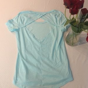 PINK Victoria's Secret Tops - Pink Victoria's Blue Open Back Tank Top PINK Victoria's Secret Tops - Pink Victoria's Blue Open Back Tank Top
