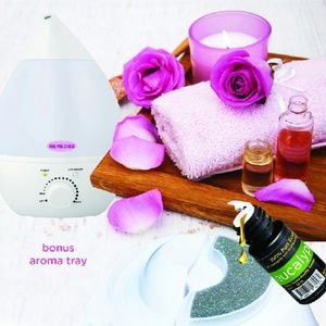 -NWT-Oil diffuser-Cool Mist Humidifier FREE OILS