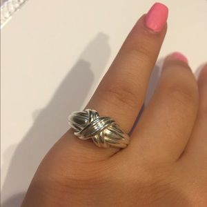Tiffany and Co. Signature X Crossover Ring