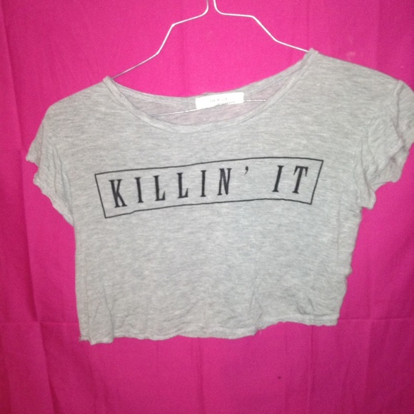 Kill'n it crop top