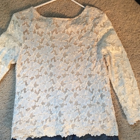 Coldwater Creek Tops - Lacy stretch top