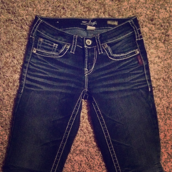 Silver jeans