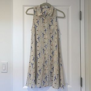 Equipment silk tank dress