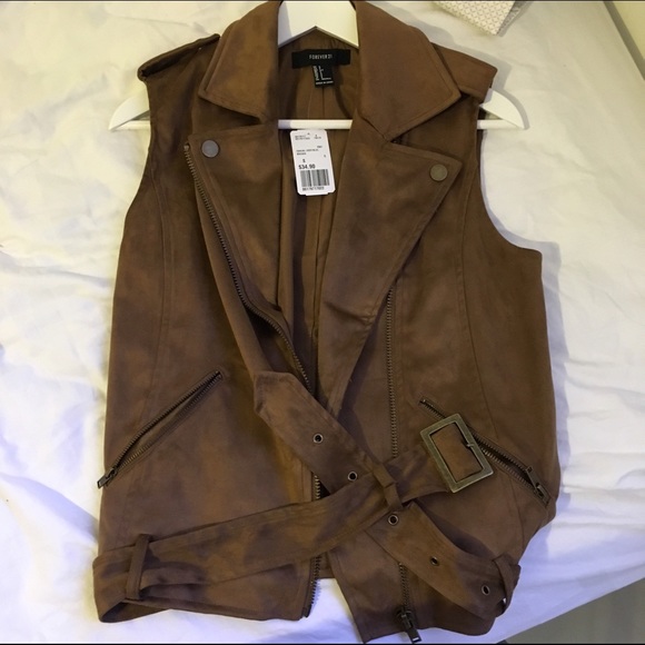 Forever 21 Faux Suede Vest