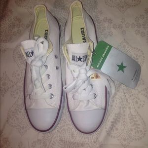 White Converse never been worn!