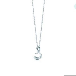 Tiffany & Co. Letter "S" necklace.
