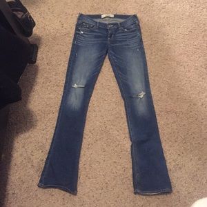 Distressed Hollister jeans