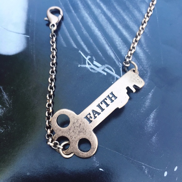Jewelry - Sale! Faith Is The Key Bracelet, Bohemian Bracelet
