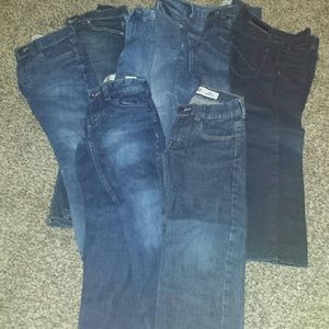 EIGHT pairs of boys 8 jeans