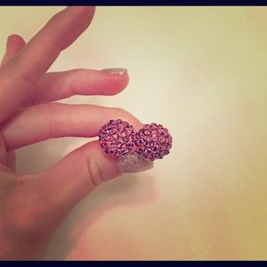 Tarina Tarantino Sparkly Pink Earrings