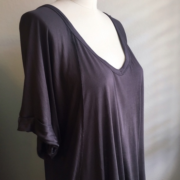 Heather Grey Bane Roll Up T - Picture 3 of 4