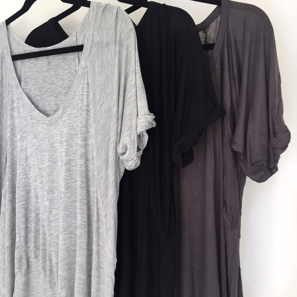 Heather Grey Bane Roll Up T - Picture 4 of 4