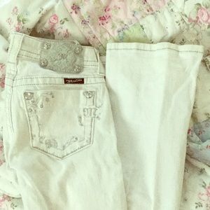 White Miss Me jeans