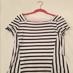Black & White Striped Everyday Tee