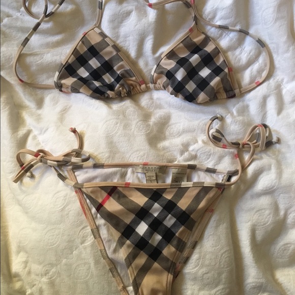 Burberry string bikini size small