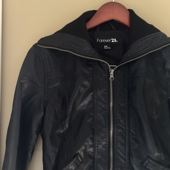 Faux Leather Jacket