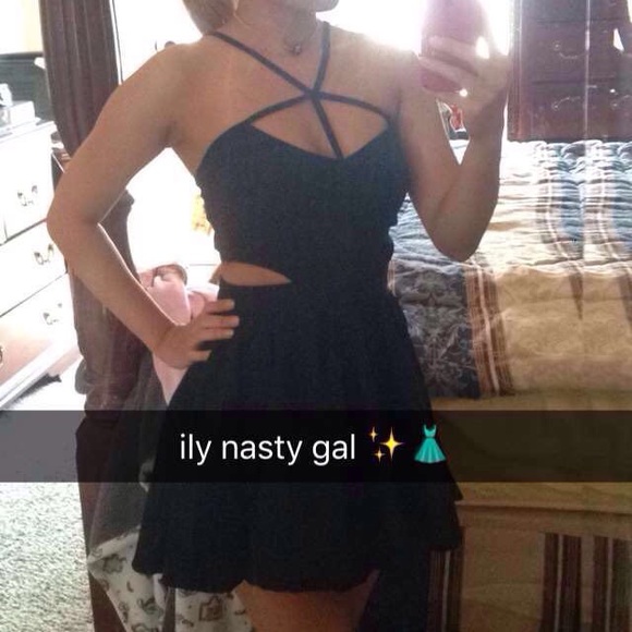 Strappy Cut-Out Nasty Gal Dress