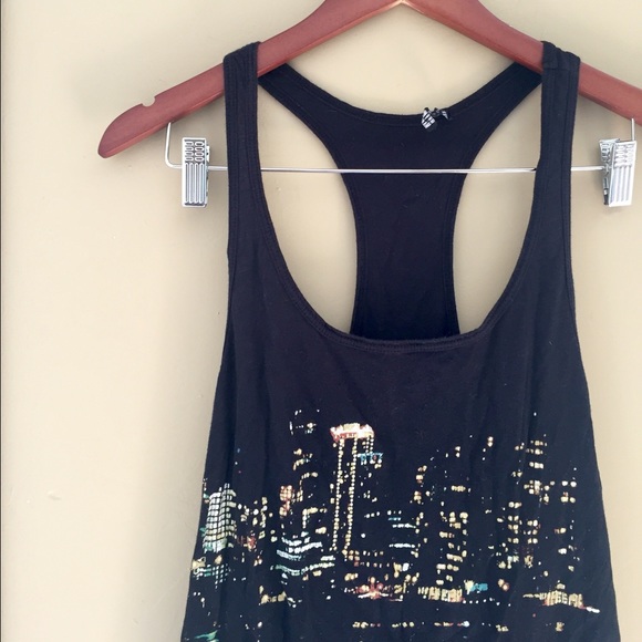 City Lights Racer Back Tank Top