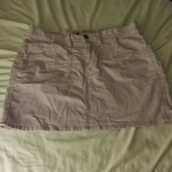 Pink courderoy skirt