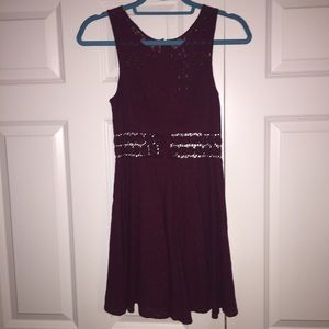 Free People Flower Crotchet Dress