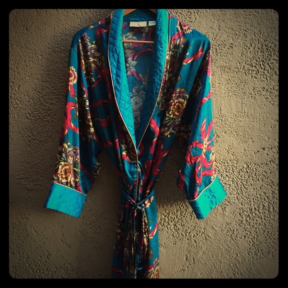 Victoria's Secret Silk Princess Royal Robe XS - Picture 1 of 4
