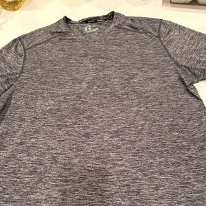 Gray Russell Dri-Power shirt.