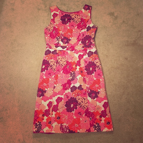 Pink flower dress