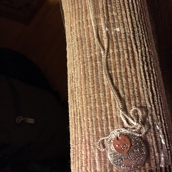 LAST ONE!!! NWTSilver Inspirational Necklace - Picture 3 of 3