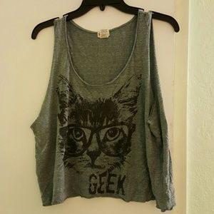 Nordstrom cat geek tank top