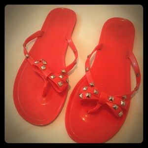 Lane Bryant jelly sandals corral