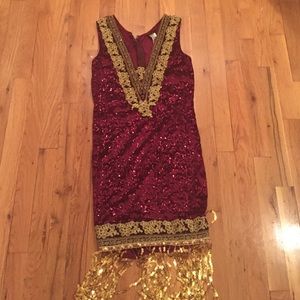 Gorgeous "Harlem Nights" theme costume