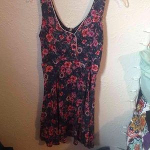 Flower print dress