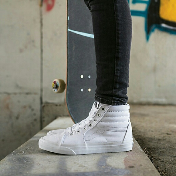 vans hi white