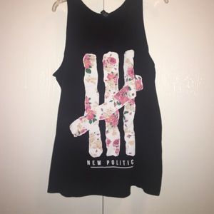 Black New Politics tank top