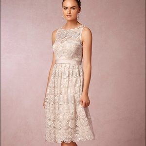 BHLDN Hitherto "Silvie" dress in champagne