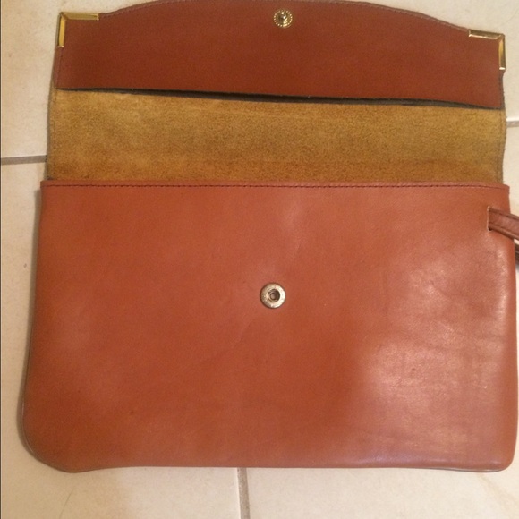 Vintage Don Quixote all leather clutch - Picture 3 of 4