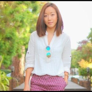Urban Outfitters Tops - Like NEW cotton white Bahama shirt Urban Outfitters Tops - Like NEW cotton white Bahama shirt