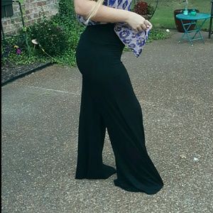 Wide leg yoga pants