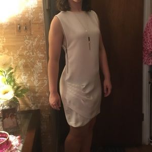 SALE! BCBGeneration White Side Zipper Sheath Dress