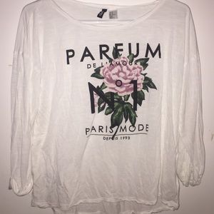 White 100% Viscose material 3/4 sleeve blouse