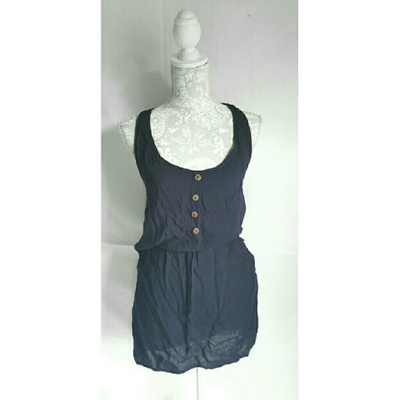 Sheer dress with pockets size small