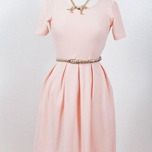 Pale Pink Full LuLaRoe Dress Lg