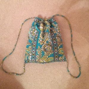 Vera Bradley drawstring bag w/FREE WALLET INCLUDED