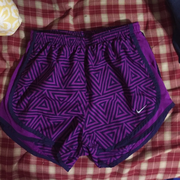 Nike purple with triangles shorts