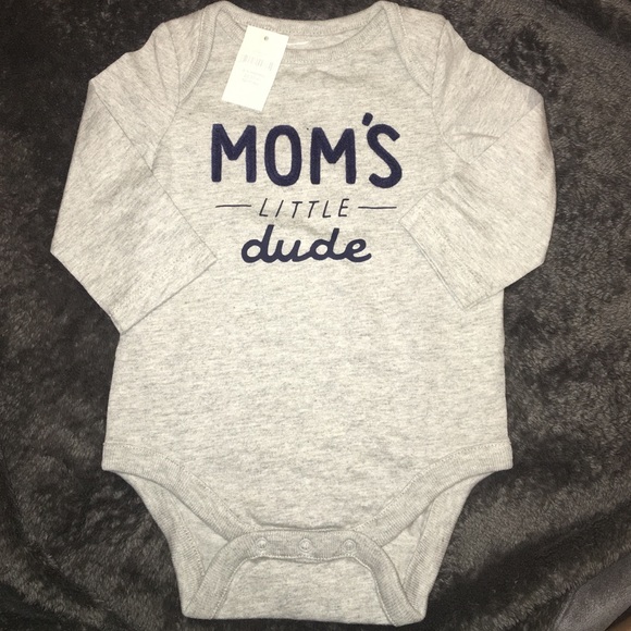 Gap Baby Boy 3-6 mos. Long Sleeved Onesie