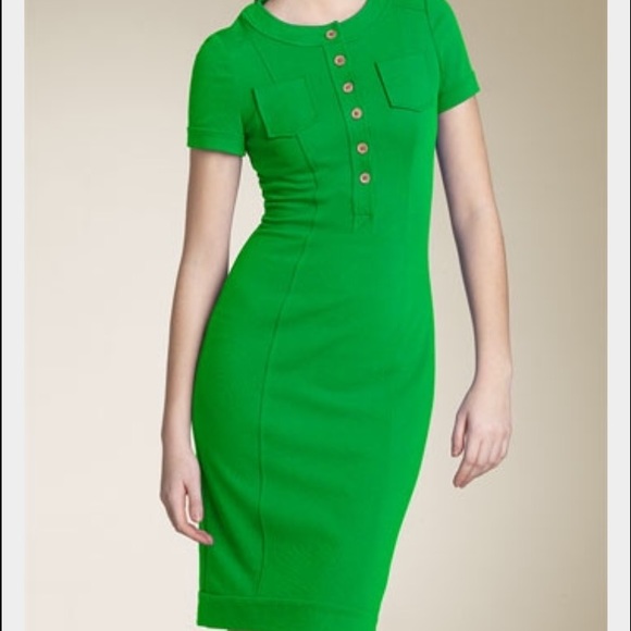 Diane Von Furstenberg Green Quincy dress