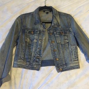 Bundle deal Cropped Jean Jacket and cardigan