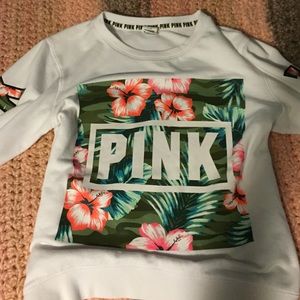 Pink crew neck