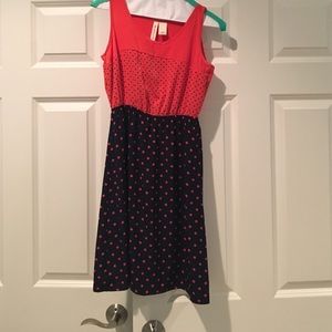 Poka dotted sun dress